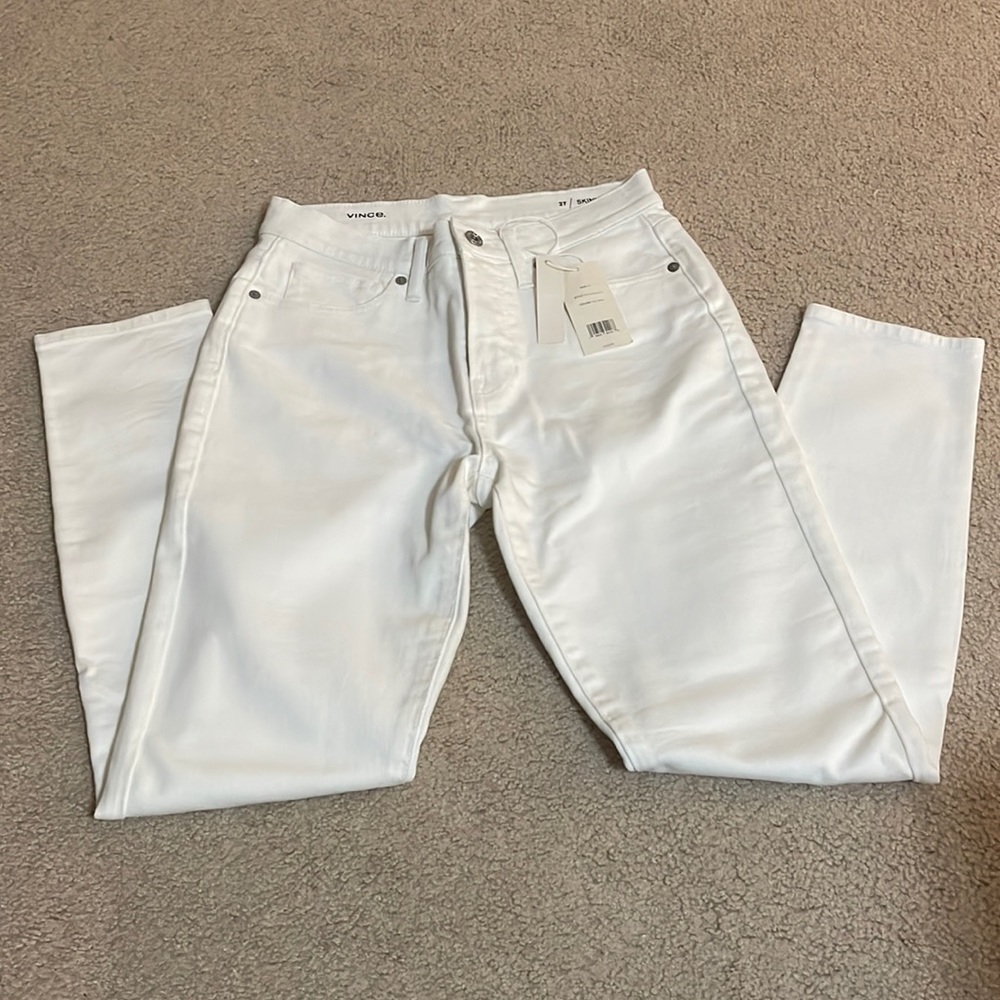Brand new Vince white jeans